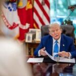 Trump demands Republicans attach voter ID bill to $350 billion for Pentagon