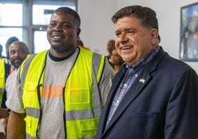 Pritzker’s office ‘extremely troubled’ by photo with suspect ‘peacekeeper’