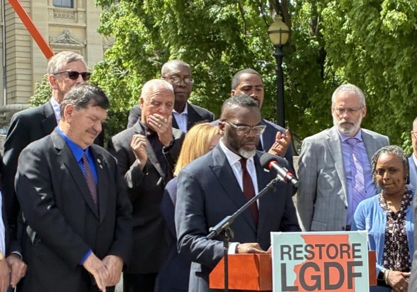 Johnson, municipal leaders statewide clash with Pritzker over local funding cuts